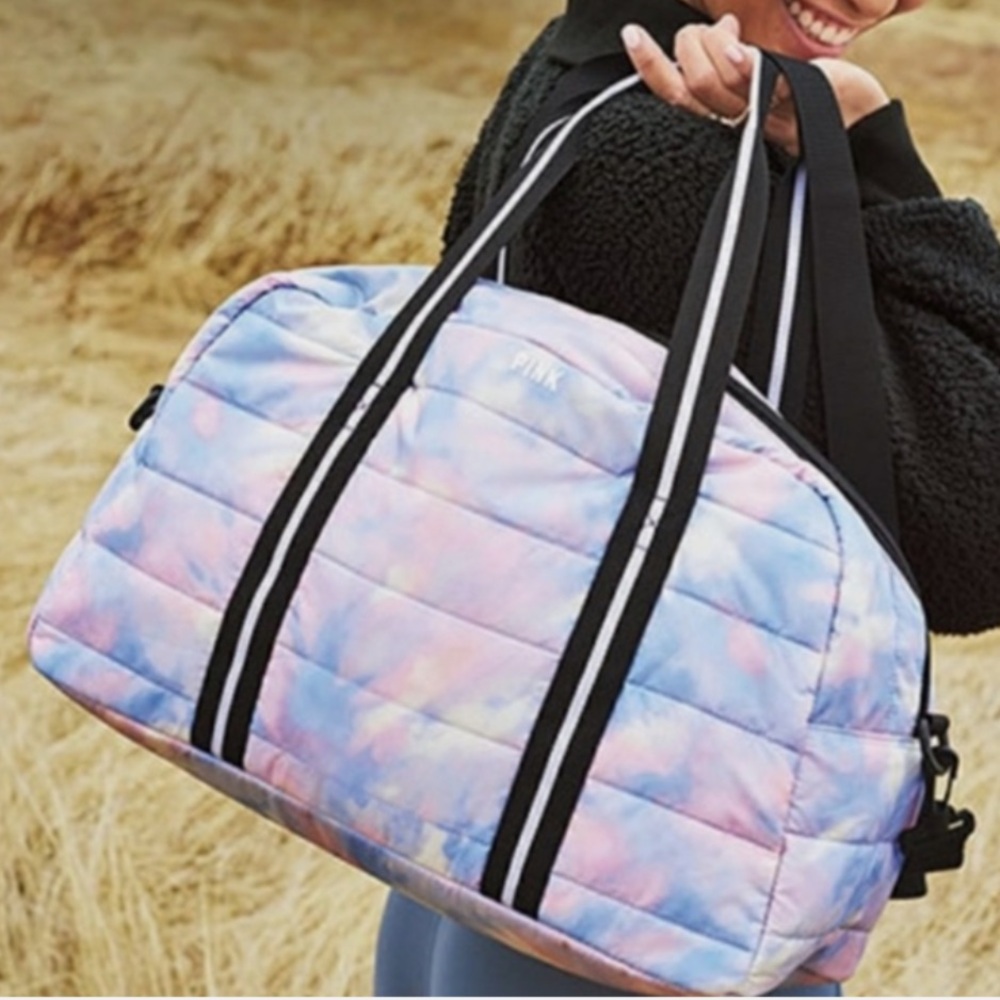 Pink Victoria secret gym duffle bag